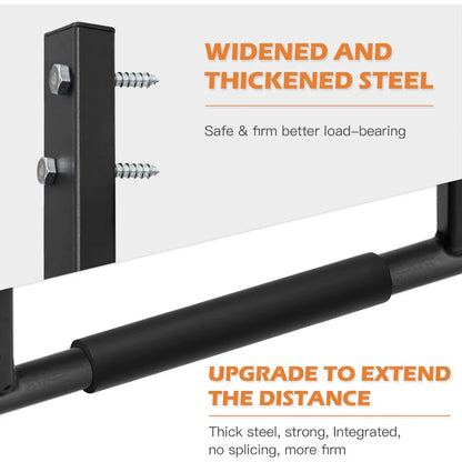 Heavy-Duty Ceiling Mount Pull up Bar for Home Gym, Crossfit Training with Foam Grip - Supports 440Lbs