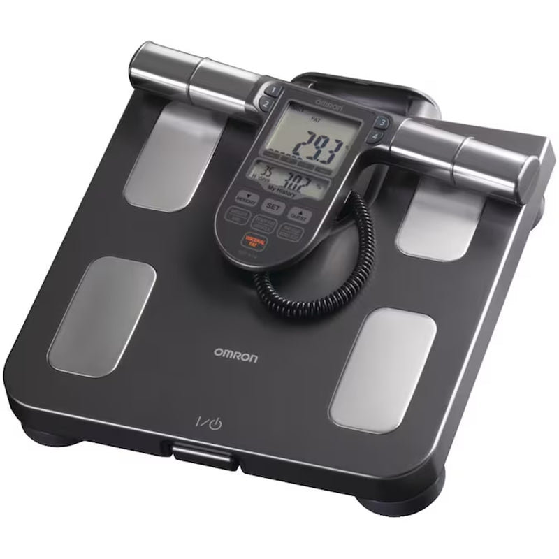 330-Lb Digital Black Bathroom Scale with Body Fat Indicator